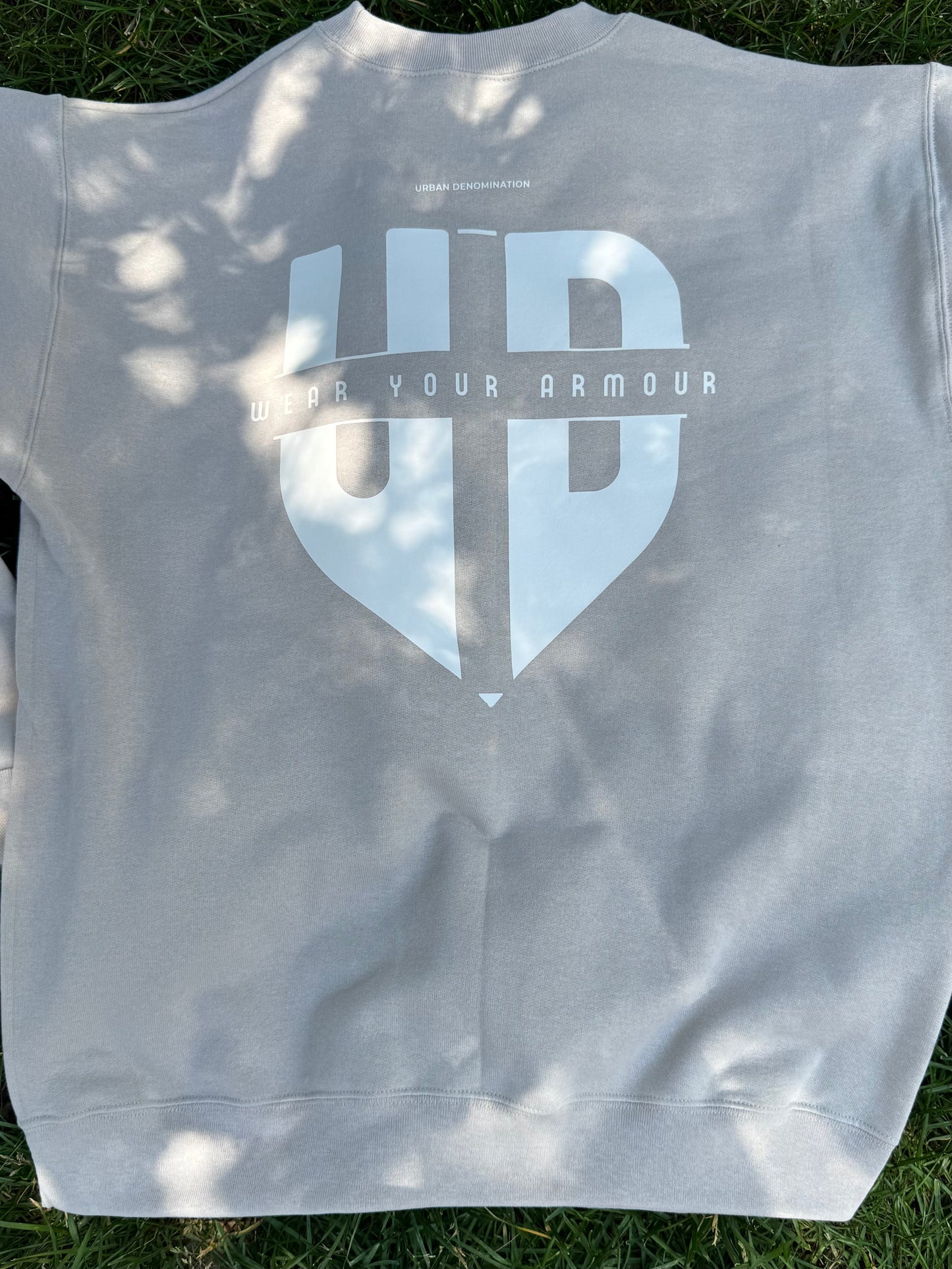 idk, but God does. Crew Neck