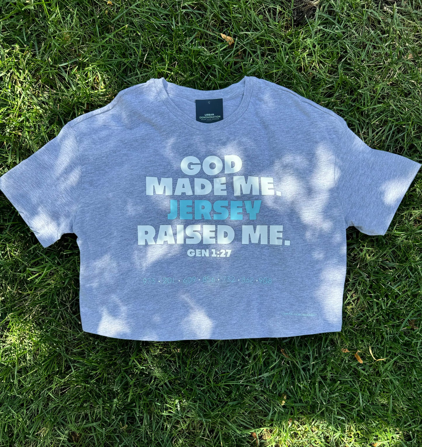 God made me. JERSEY raised me. Women's Cropped Short Sleeve T-shirt 🎉NEW!🎉