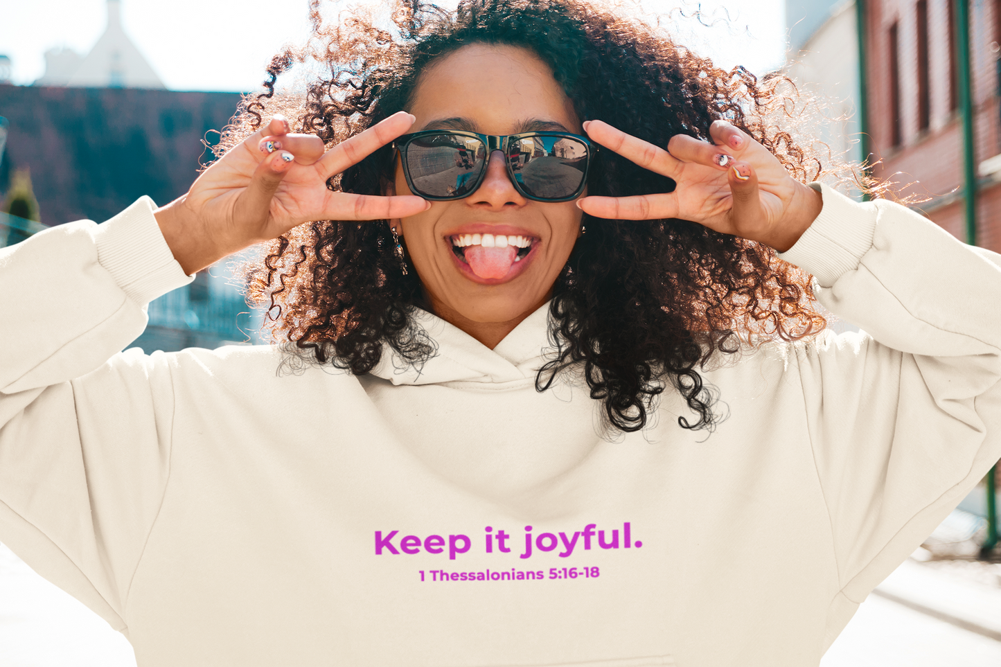 keep it joyful. Hoodie