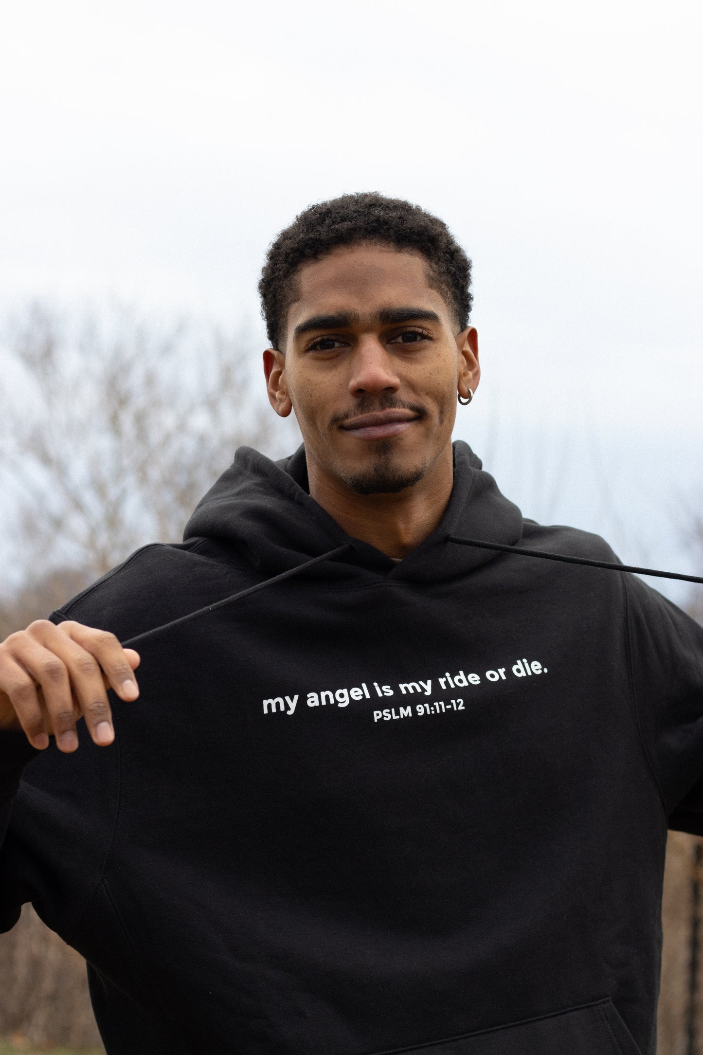 my angel is my ride or die. Hoodie