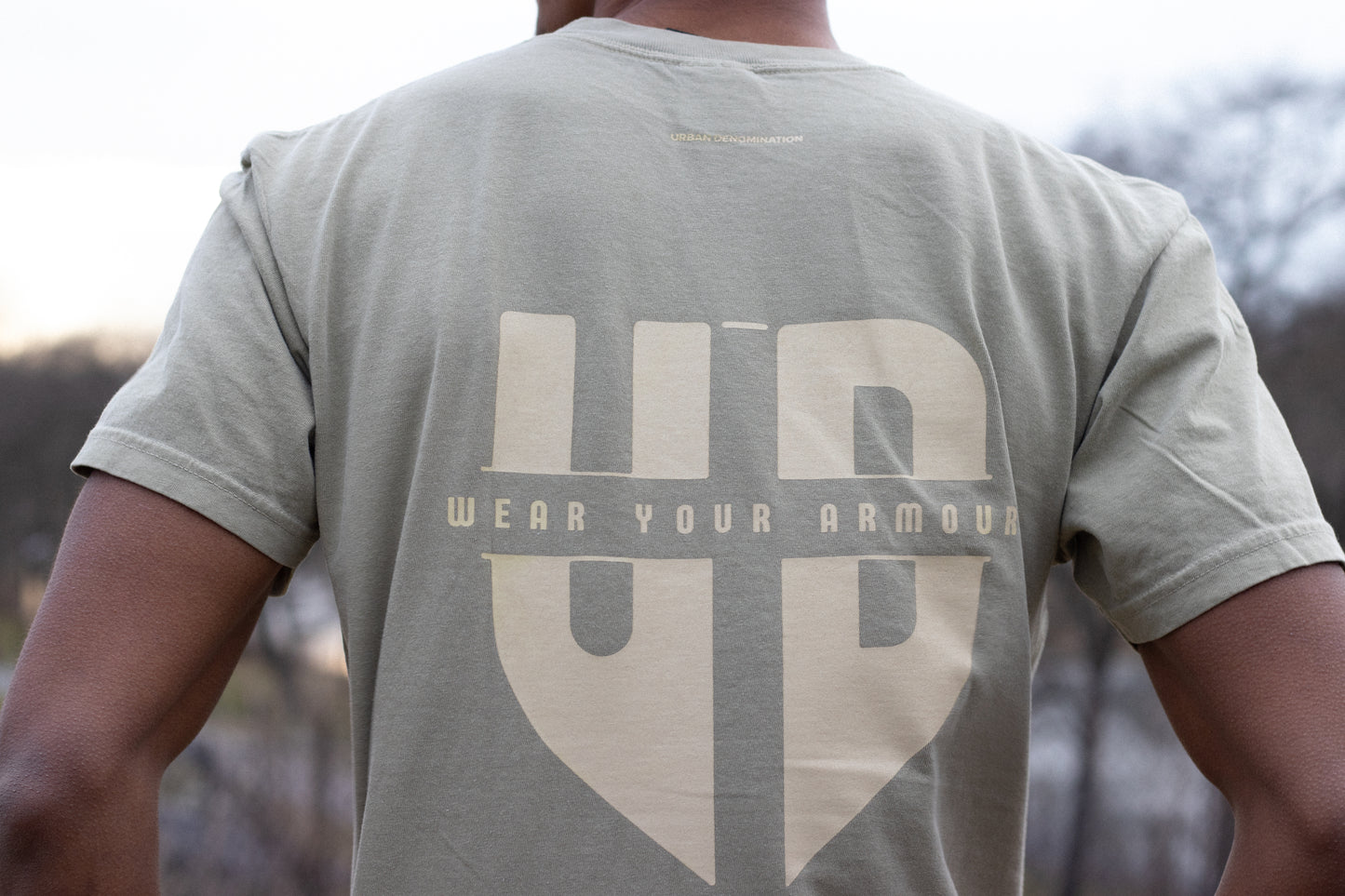 wear your armour. Short sleeve T-shirt